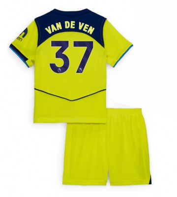 Tottenham Hotspur Micky van de Ven #37 Tredjetrøje Børn 2025-26 Kortærmet (+ Korte bukser)